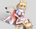 lion on lion action