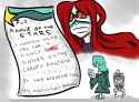 Parasoul inviting Annie over for dat- i mean dinner