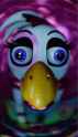 Glamrock Chica upon being fed pizza