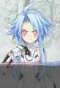 white heart old angry expression