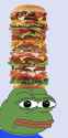 Pep burger stack