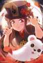 __hu_tao_michelle_and_nyuubara_reona_genshin_impact_and_1_more_drawn_by_despuntater__3b2def247f7ba4d7dc452bd532f58713