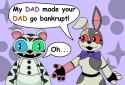 FNAF David meets Vanny @devsprings.bsky.social‬