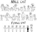 male n female