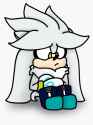 Sad Silver the Hedgehog by Plutos-Winter