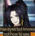 has eyes but knows not how to see