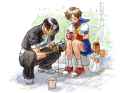 kyo-and-sakura-capcom-vs-snk-art