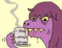 Susie drinks coffee