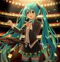 hatsune miku talented composer classical music concert opera hall sing