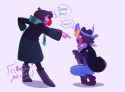 chara tells clover to sit