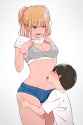 kemuri haku_navel licking
