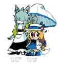 Stilletto the Fox and Piccola the Cat