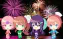 doki doki new years2 chibi