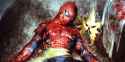 Spider-Man-lying-defeated-near-E