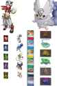 Aegiomon Gemmon cardgame protagonists