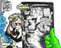 Marie cleaning Anon&#039;s house