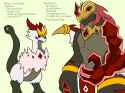Liskmon &amp; Reptilimon from Memory