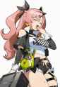 1girl, solo, laughing, Nicole demara, zenless zone zero, official art, s-2720499755