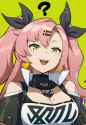 1girl, solo, confused, Nicole demara, zenless zone zero, official art, face focu s-1815766647