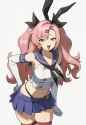1girl, solo, Nicole demara, zenless zone zero, official art, cosplay, shimakaze s-1901432494