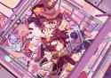 clover and fox chara in a cage