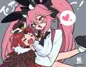 __tamamo_koyanskaya_beni_enma_and_koyanskaya_fate_and_1_more_drawn_by_hacco_mayu__b6892e1d6f1f1baf2781200ff1537ede