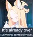 it&#039;s over