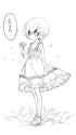 pekola frilly dress flower serious predatory