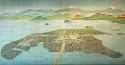 Painting_of_Tenochtitlan-Tlatelolco_on_Lake_Texcoco_(9755215791)