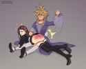 FFVII_Tifa_and_cloud_spanking_by_Loulouvz