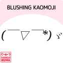kaomoji-blush