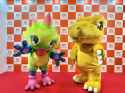 Gekkomon and Agumon