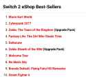 switch 2 eshop top sellers