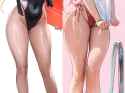 Rapi swimsuit skin thighs comparison