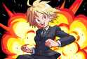 1girl, satou akira, katawa shoujo, toriyama akira, toriyama akira (style), blond s-747192