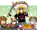 __kirisame_marisa_cirno_chen_and_inaba_tewi_touhou_and_1_more_drawn_by_azuki_osamitsu__be2ba9441333929c74dc82e9bcd5ea21