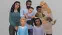 beautiful family