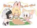 __serval_common_raccoon_and_fennec_kemono_friends_drawn_by_notora__5d755f65dff3e2c1234bfe4db73a9c7a.jpg