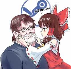 __hakurei_reimu_and_gabe_newell_touhou_and_1_more_drawn_by_profitshame__b0c997d356294477c6984b72e99cf2cf