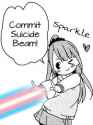 commit suicide beam