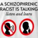 schizophrenic racist