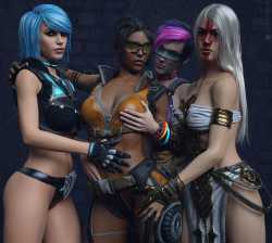 nyx__athena__slash_and_galena__quake_by_alienally_dfbca5x