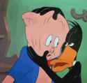 Daffy Caressing Porky _ Looney Tunes _ Merrie Melodies