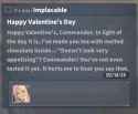 Implacable 2024 Valentine&#039;s Day