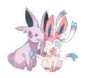 Espeon and Sylveon (2)