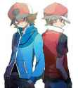 pokemon_trainer_red_and_hilbert_by_donatello16_dcggwen-fullview