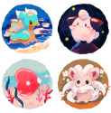 __luvdisc_cleffa_cinccino_shellos_and_shellos_pokemon_drawn_by_su_sajo_su5__a4b57adeb92285eefe6bb13a107e46fa