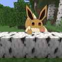 eevee plays minecraft