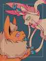 Flareon and Sylveon