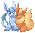 glaceon and flareon